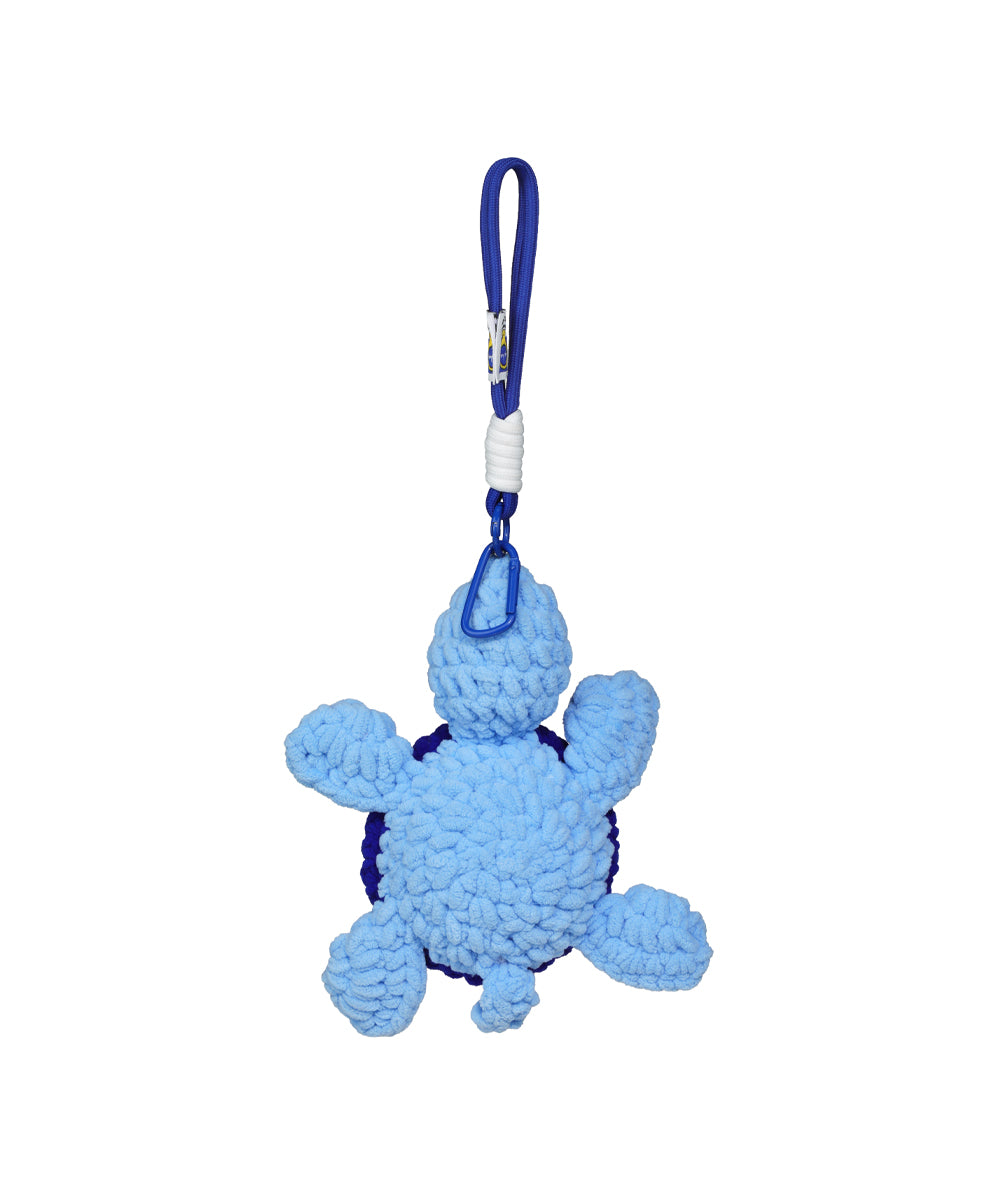 Whimsical Evil Eye Turtle Crochet Bag Charm | Stylika