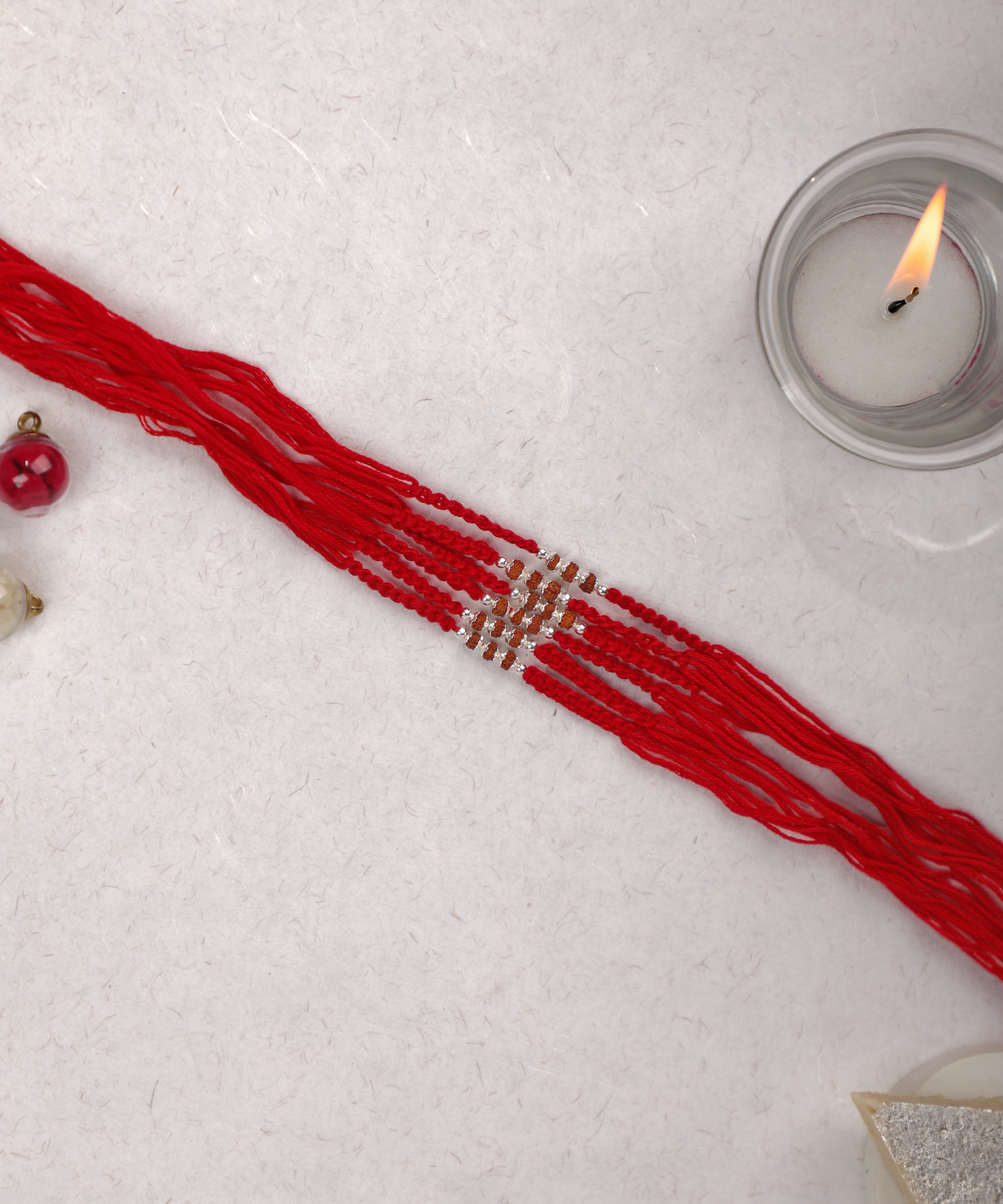 Set of Traditional Beaded Thread Rakhis for Brotherhood | Stylika