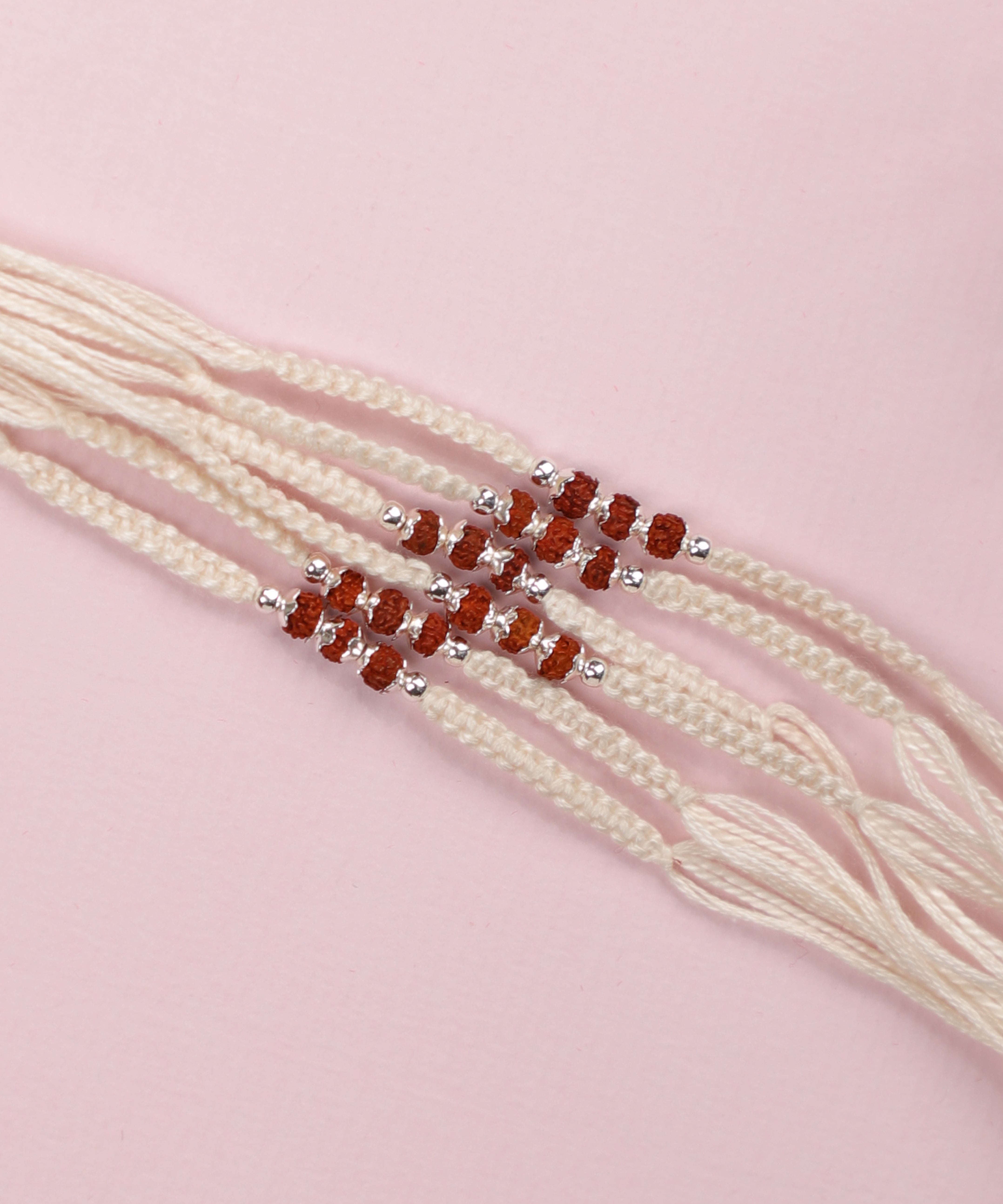 Set of Traditional Beaded Thread Rakhis for Brotherhood | Stylika
