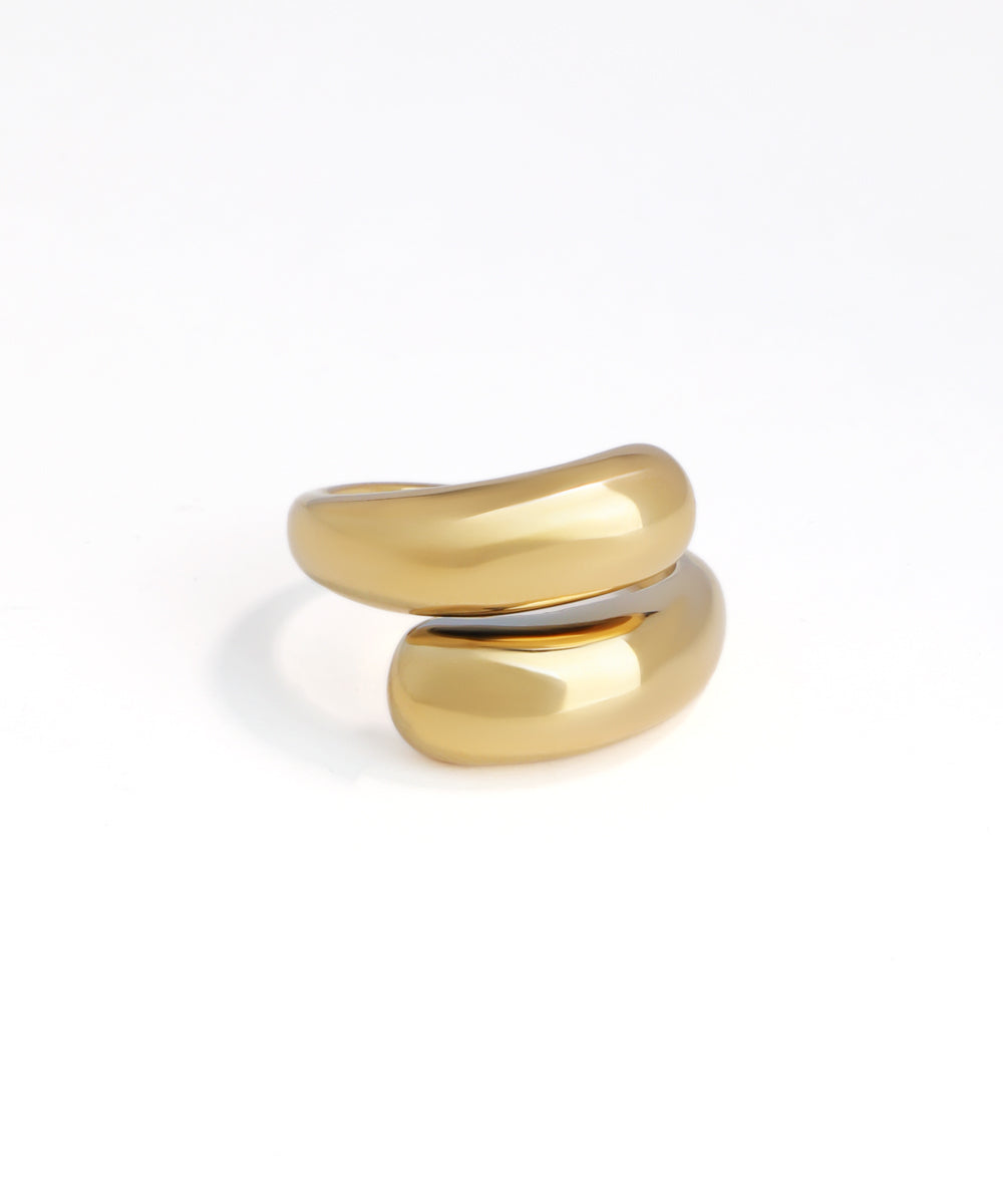 Bold Sculptural Contour Ring for Everyday Chic | Stylika