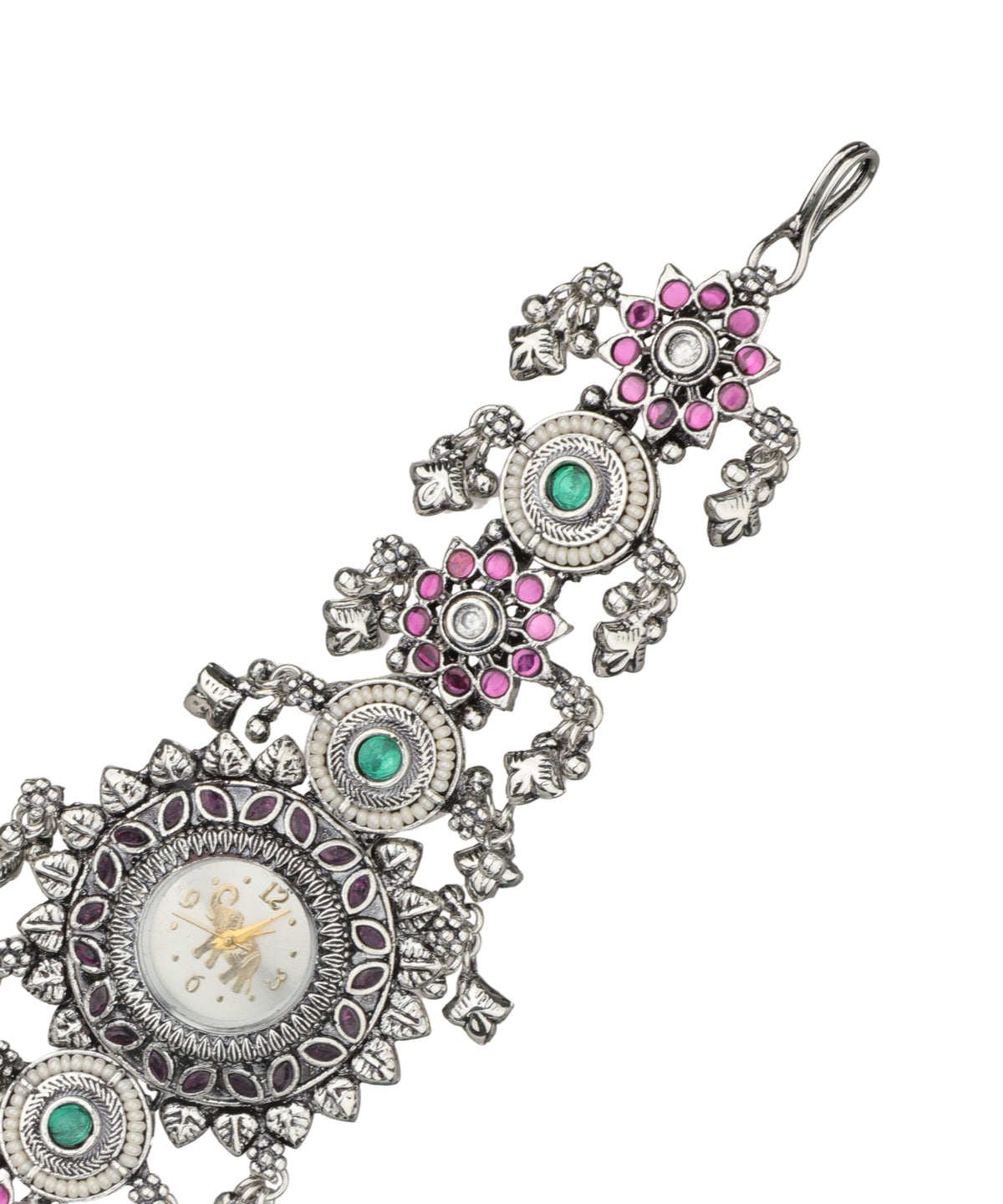 Heritage Bracelet Watch with decorative stone accents