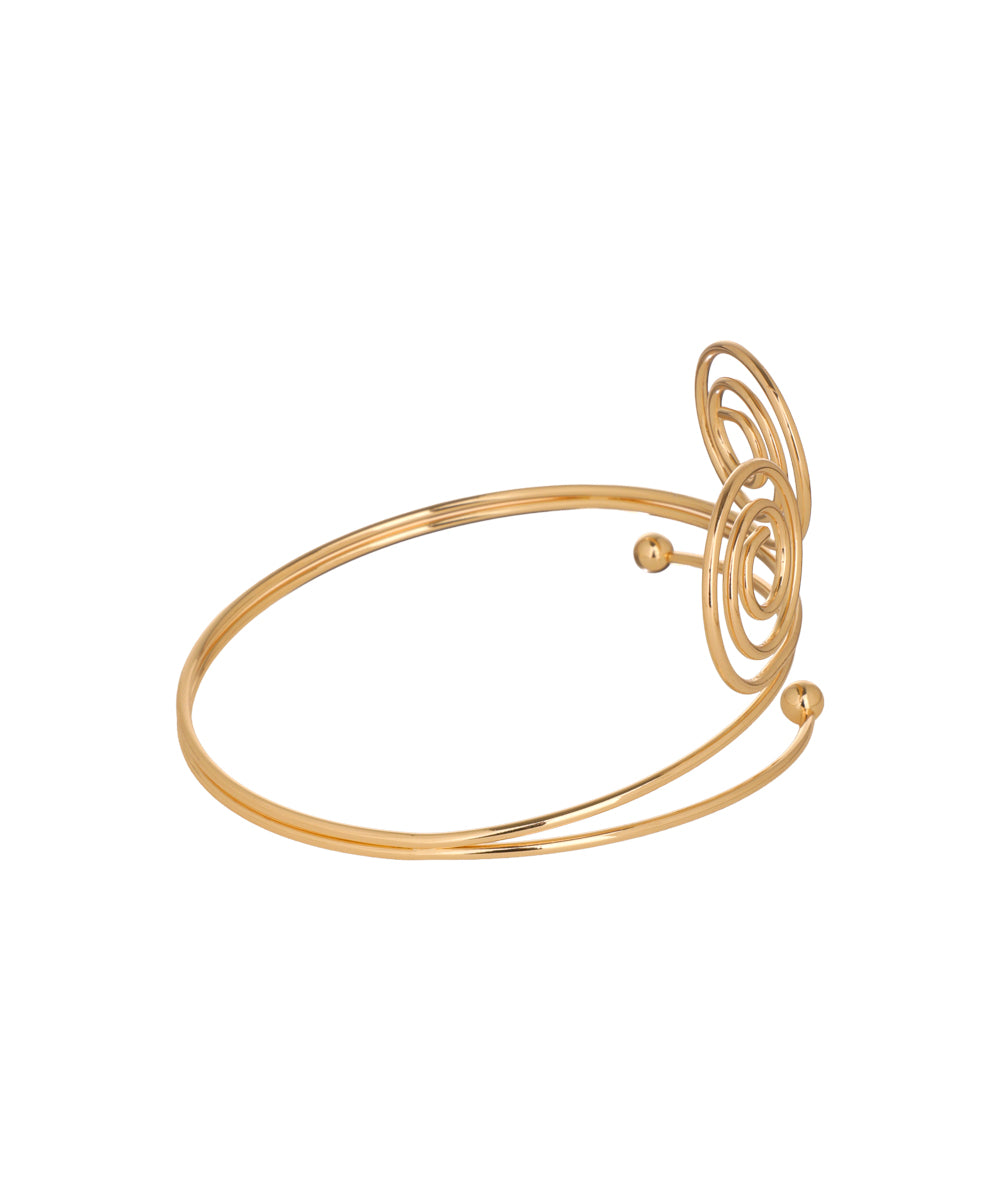 Spiral Motif Arm Cuff Detail | Stylika
