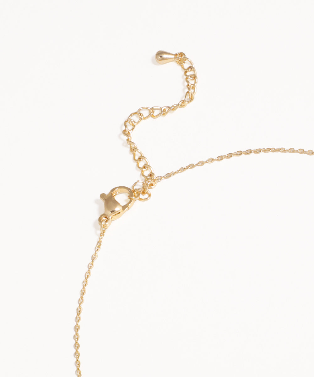 Nature-Inspired Shimmer Necklace with Earrings | Stylika