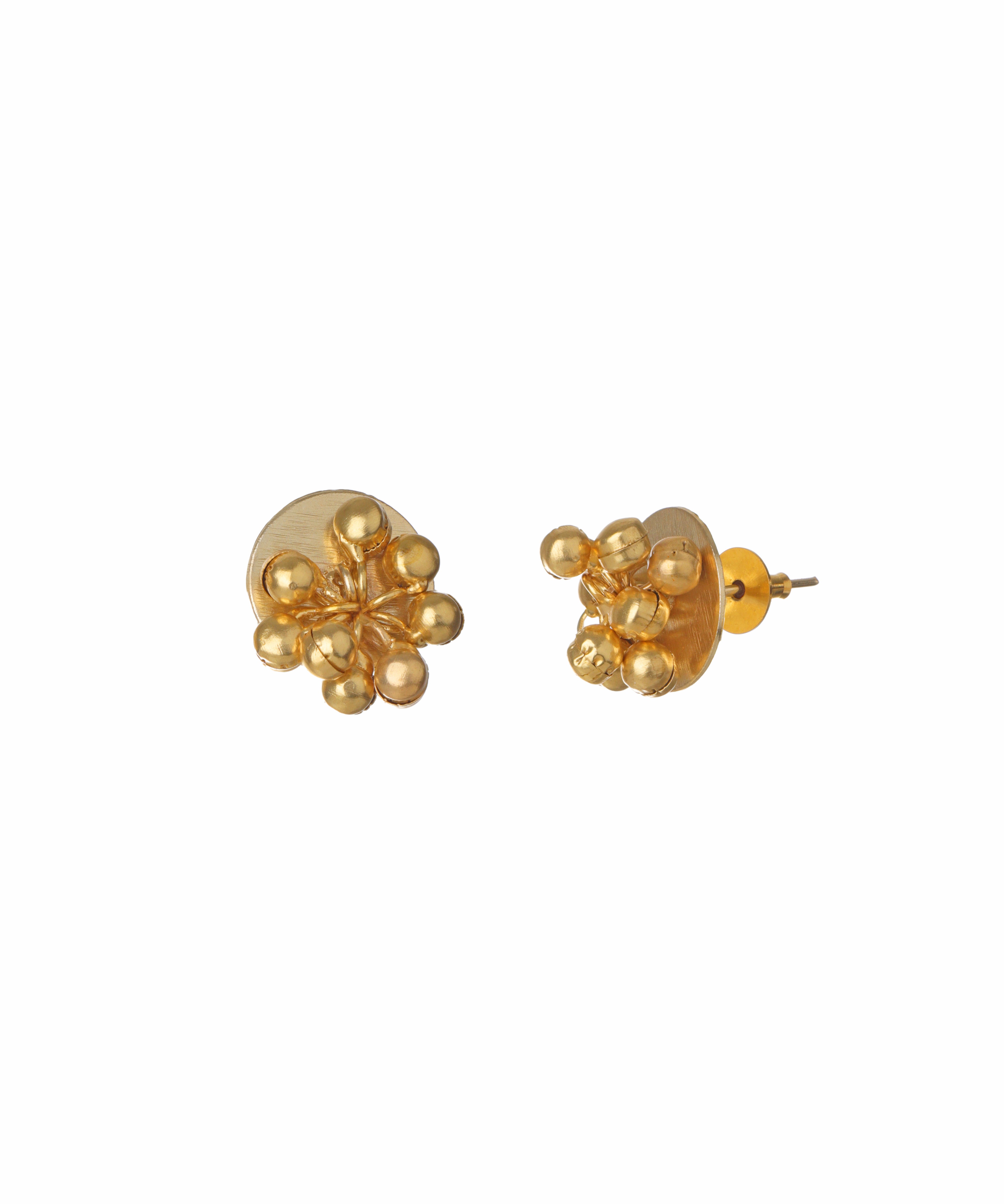 Beaded Floral Disc Necklace with Earring Set | Stylika
