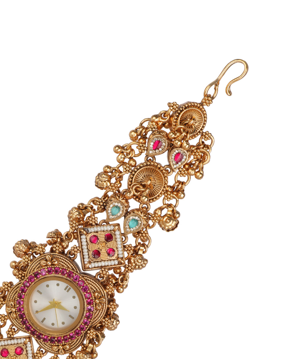 Vaidehi Regal Heritage Watch Bracelet | Stylika