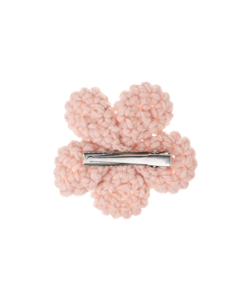 Textured Floral with Pearl Crochet Hair Clip| Stylika