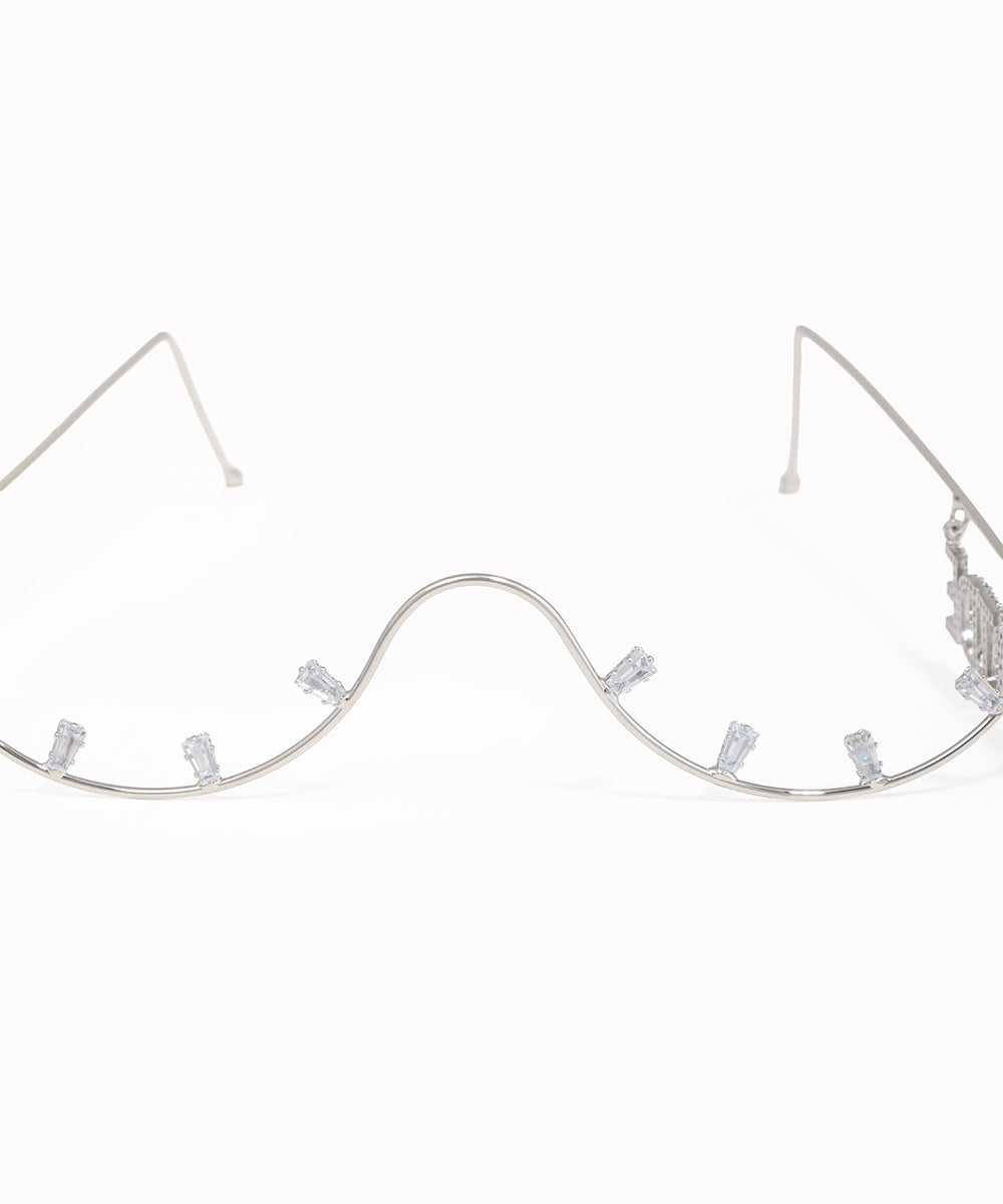 Delicate Frame BRIDE Letter Dangler Facelet | Stylika