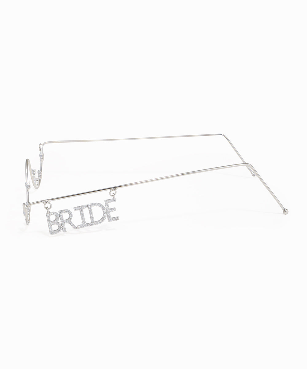 Delicate Frame BRIDE Letter Dangler Facelet | Stylika
