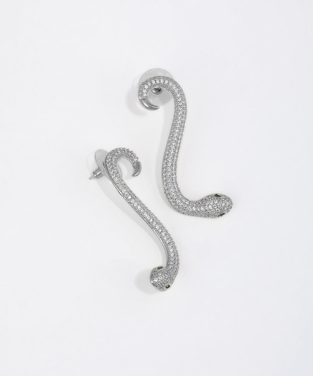 Serpentine Ear Crawler Earrings | Stylika