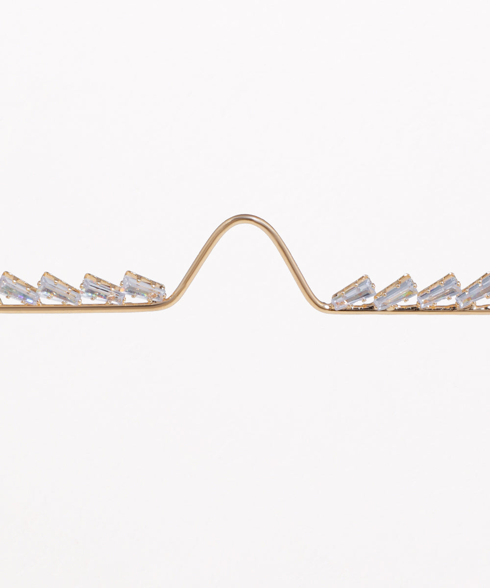 Baguette Stone Browline Facelet | Stylika