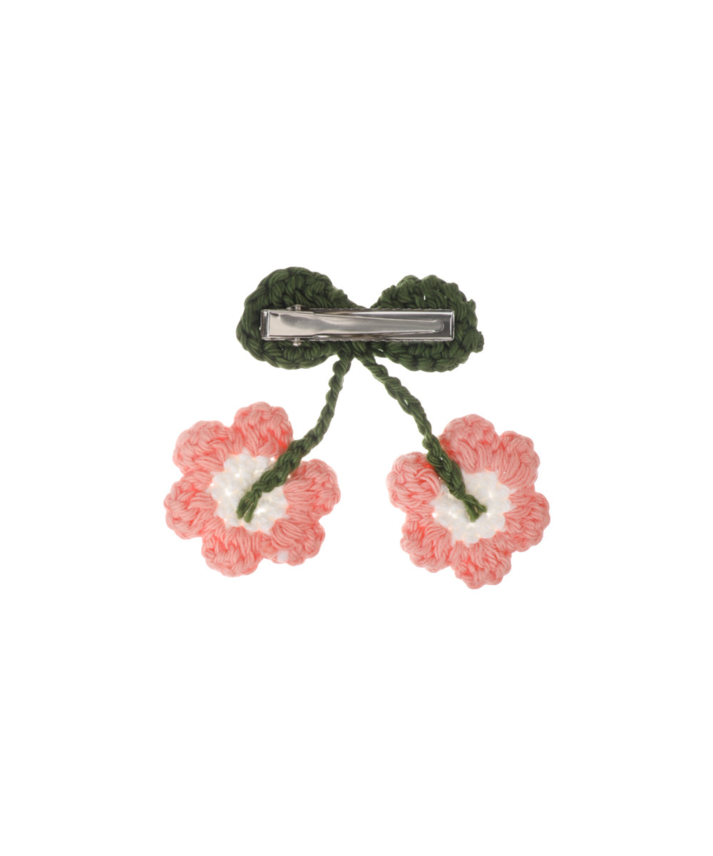 Cheerful Sunflower Motif Crochet Hair Clip | Stylika