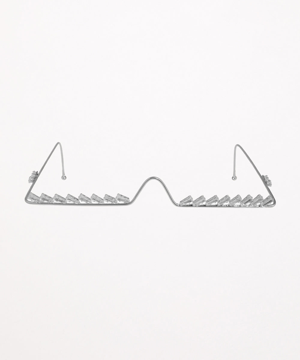Baguette Stone Browline Facelet | Stylika