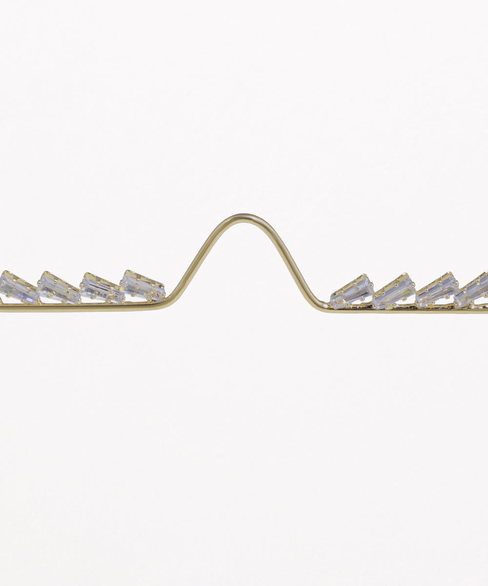 Baguette Stone Browline Facelet | Stylika