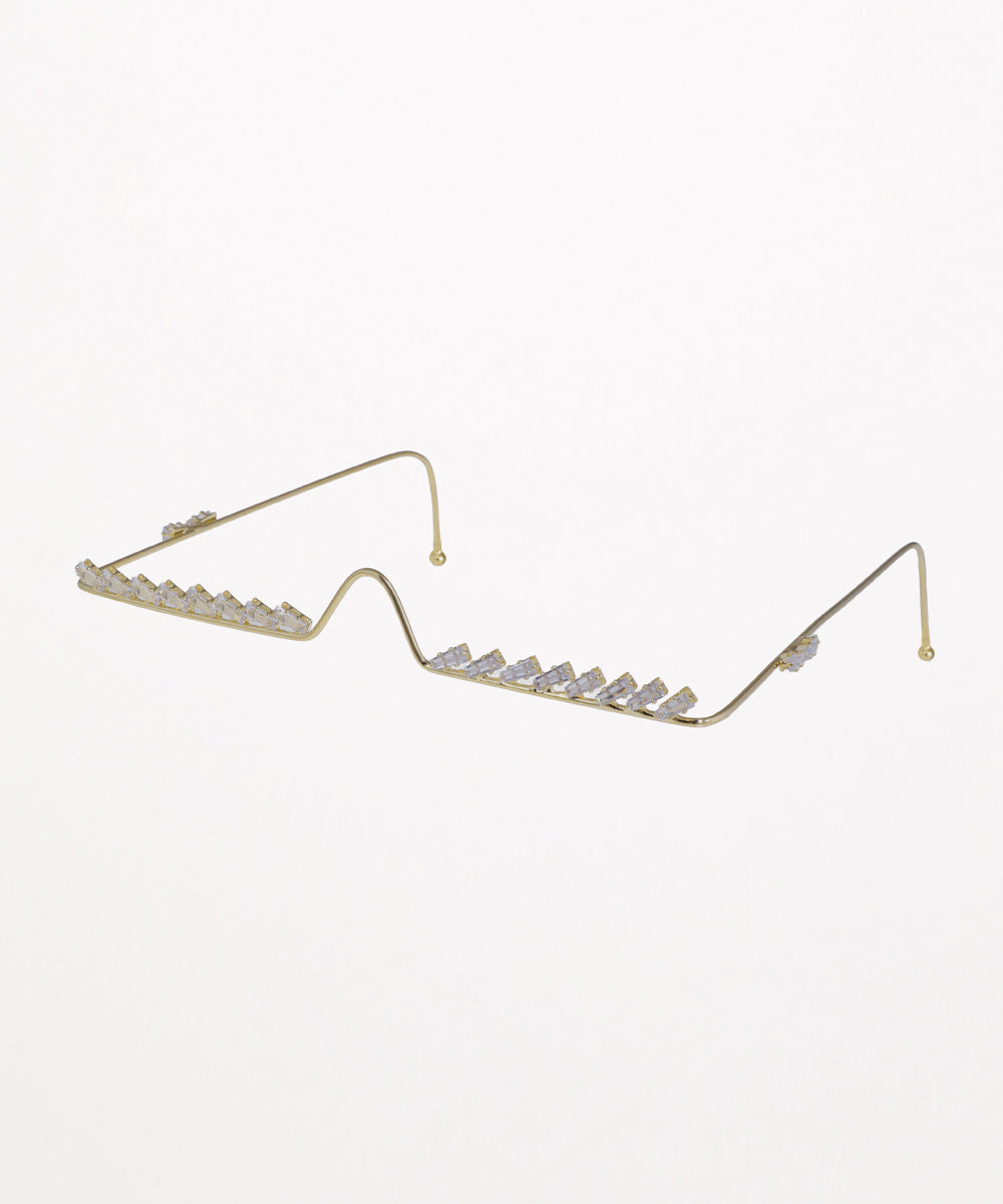 Baguette Stone Browline Facelet | Stylika