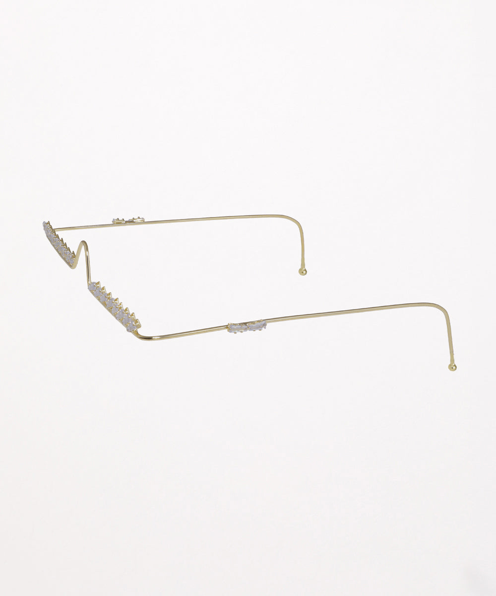 Baguette Stone Browline Facelet | Stylika