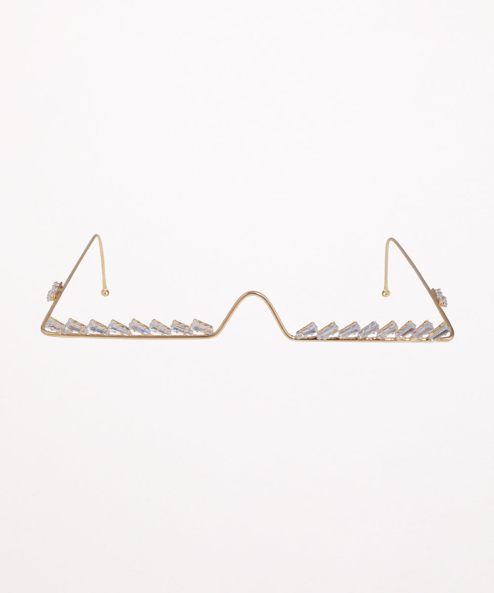 Baguette Stone Browline Facelet | Stylika