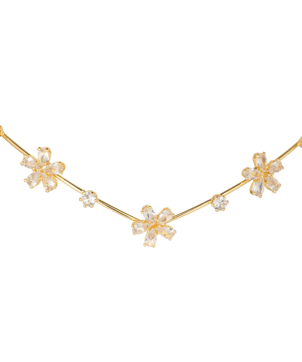 Floral Motif Crown Headpiece for Special Occasions | Stylika