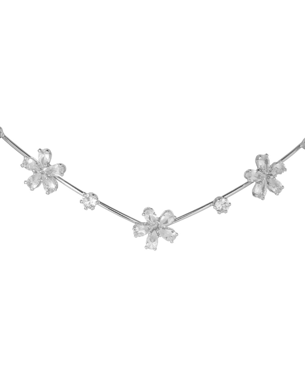 Floral Motif Crown Headpiece for Special Occasions | Stylika