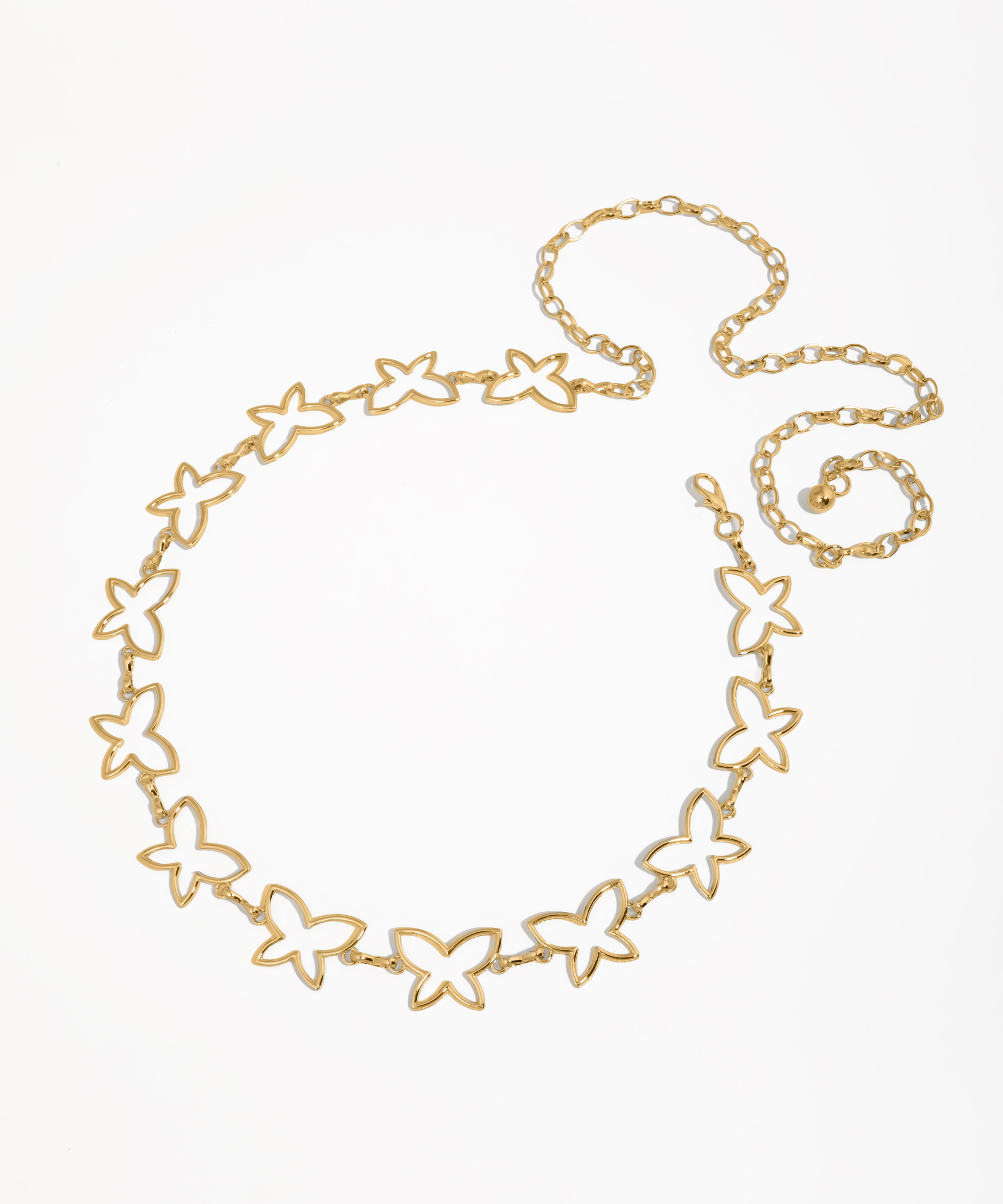 Modern Butterfly Cutout Waist Chain | Stylika