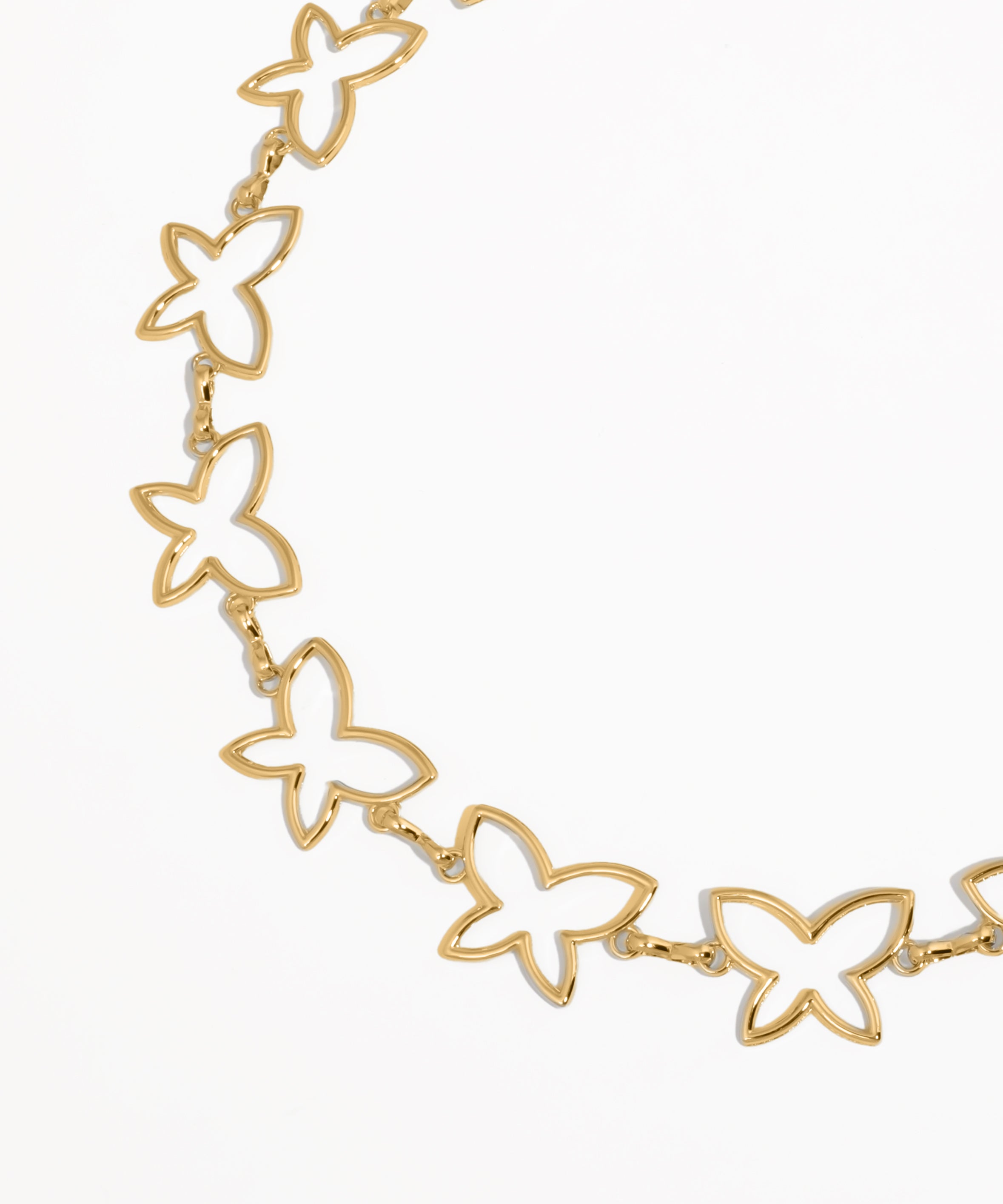 Modern Butterfly Cutout Waist Chain | Stylika