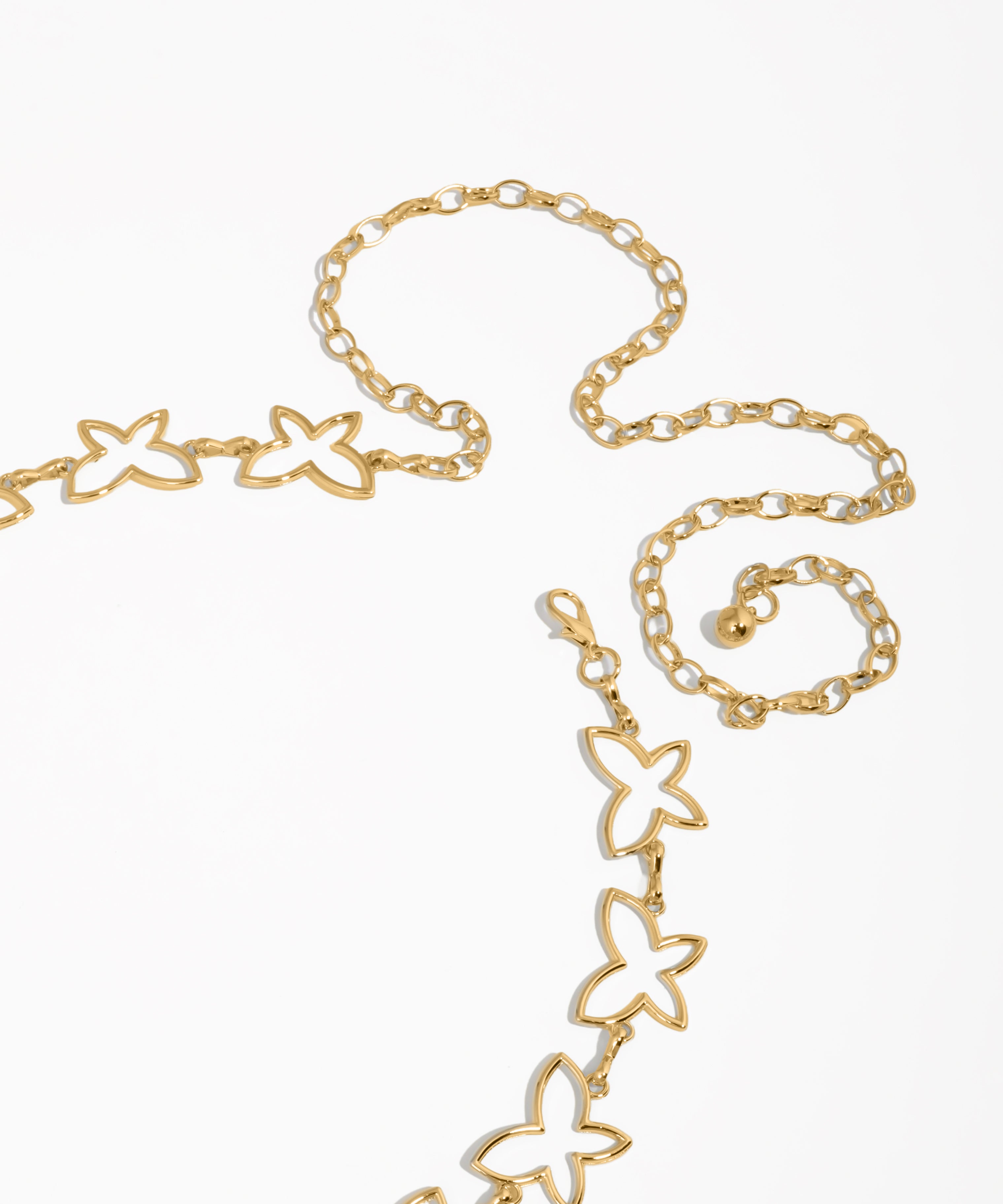 Modern Butterfly Cutout Waist Chain | Stylika