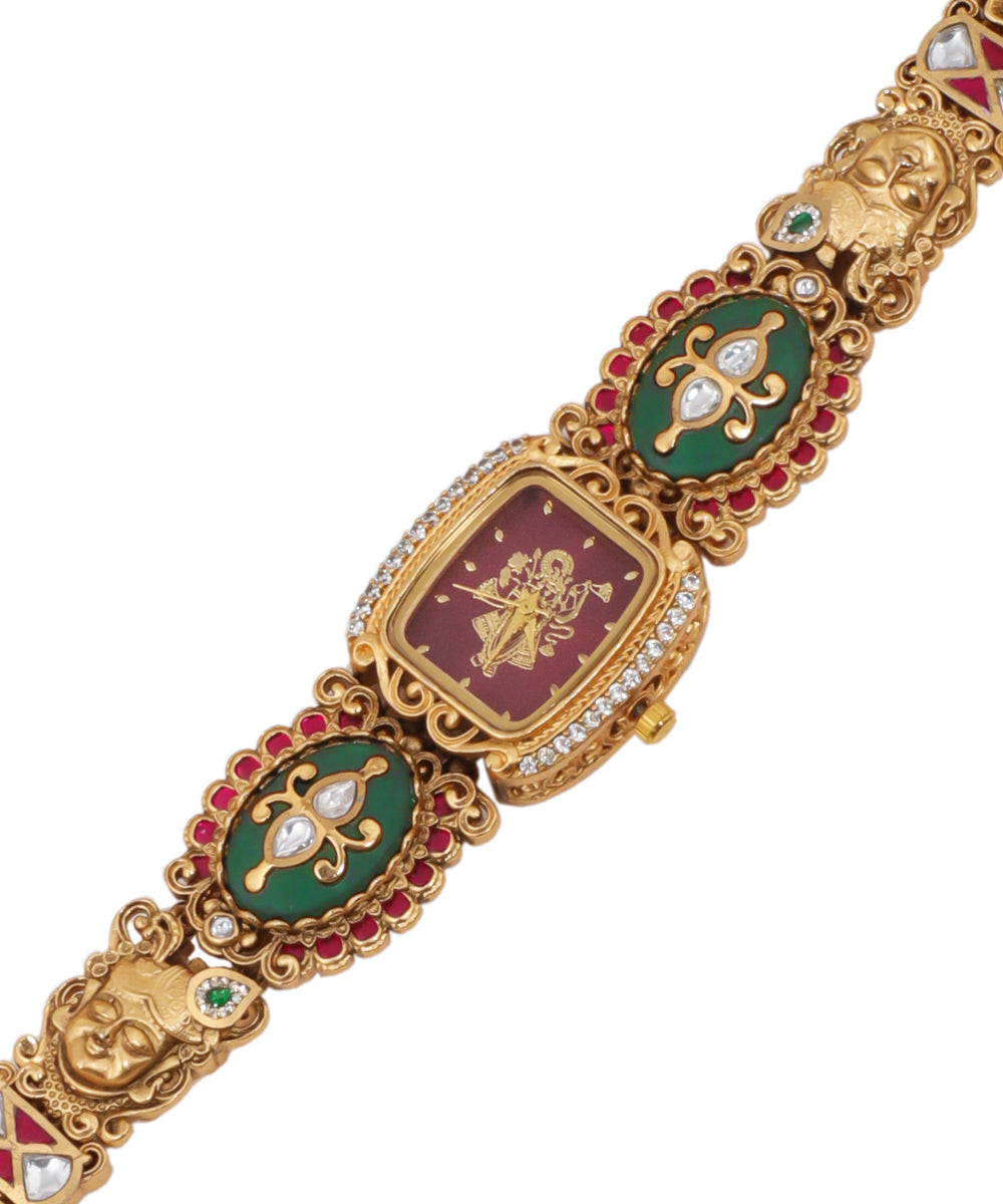 Heritage Bracelet Watch featuring a rectangular silhouette