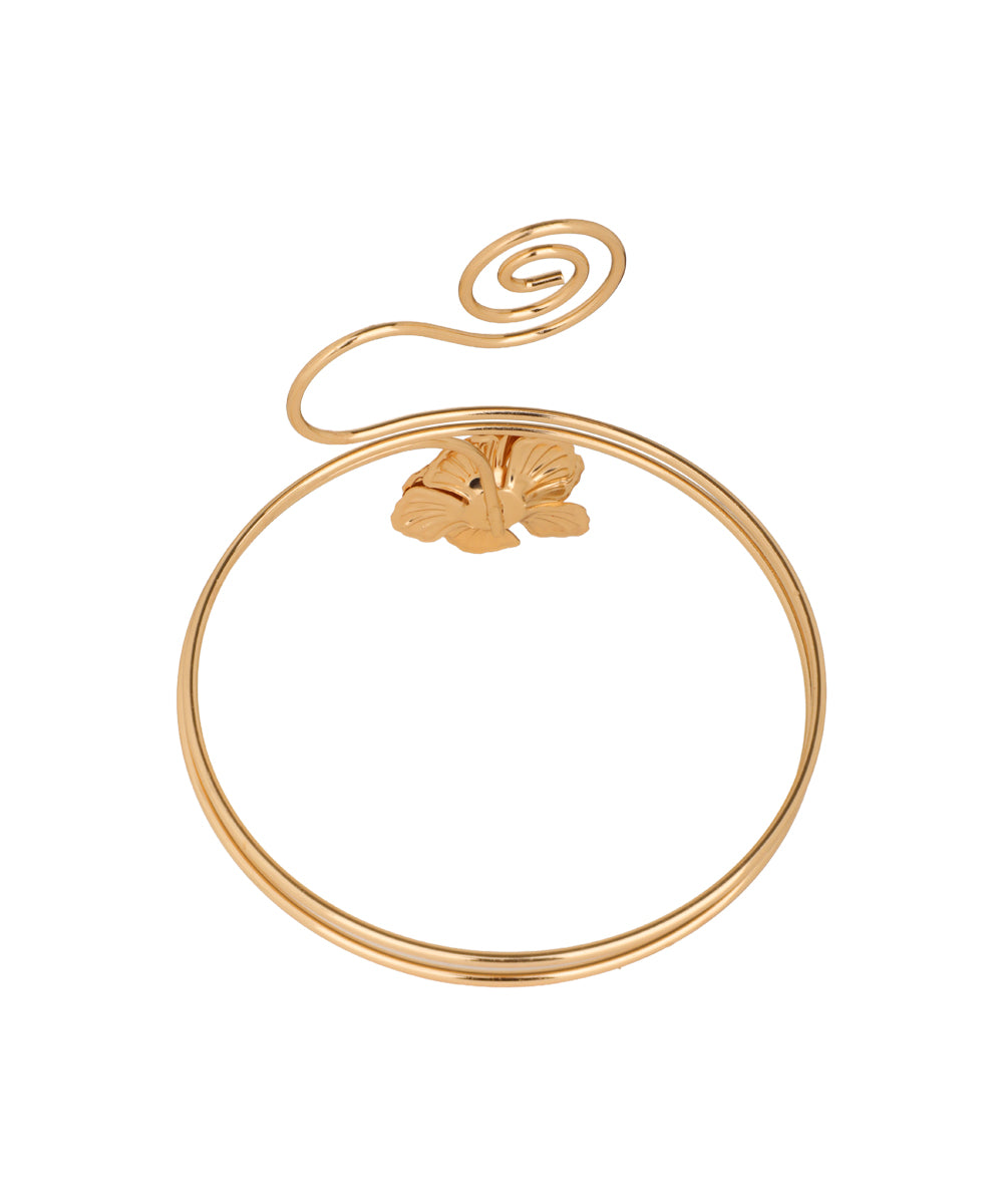 Floral Spiral Design Arm Cuff | Stylika