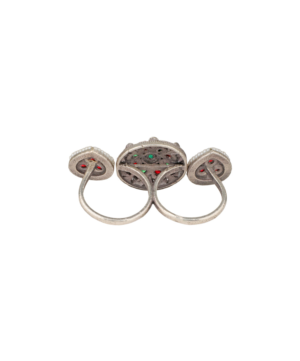 Petal Medallion Trio Ring | Stylika