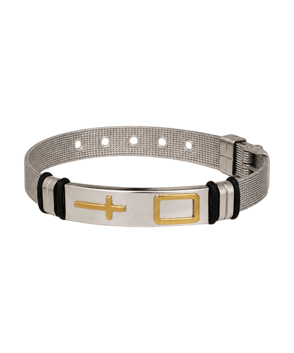 Crossframe Mesh Bracelet | Stylika