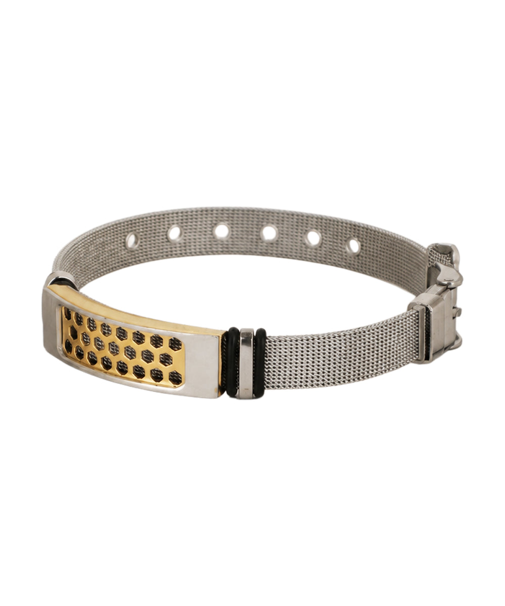 Honeycomb Grid Mesh Bracelet | Stylika