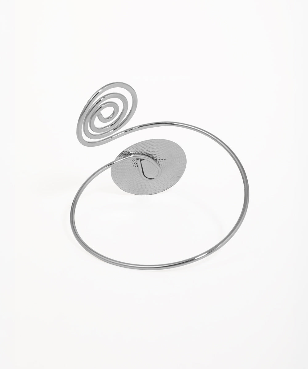 Abstract Spiral Disc Arm Cuff | Stylika