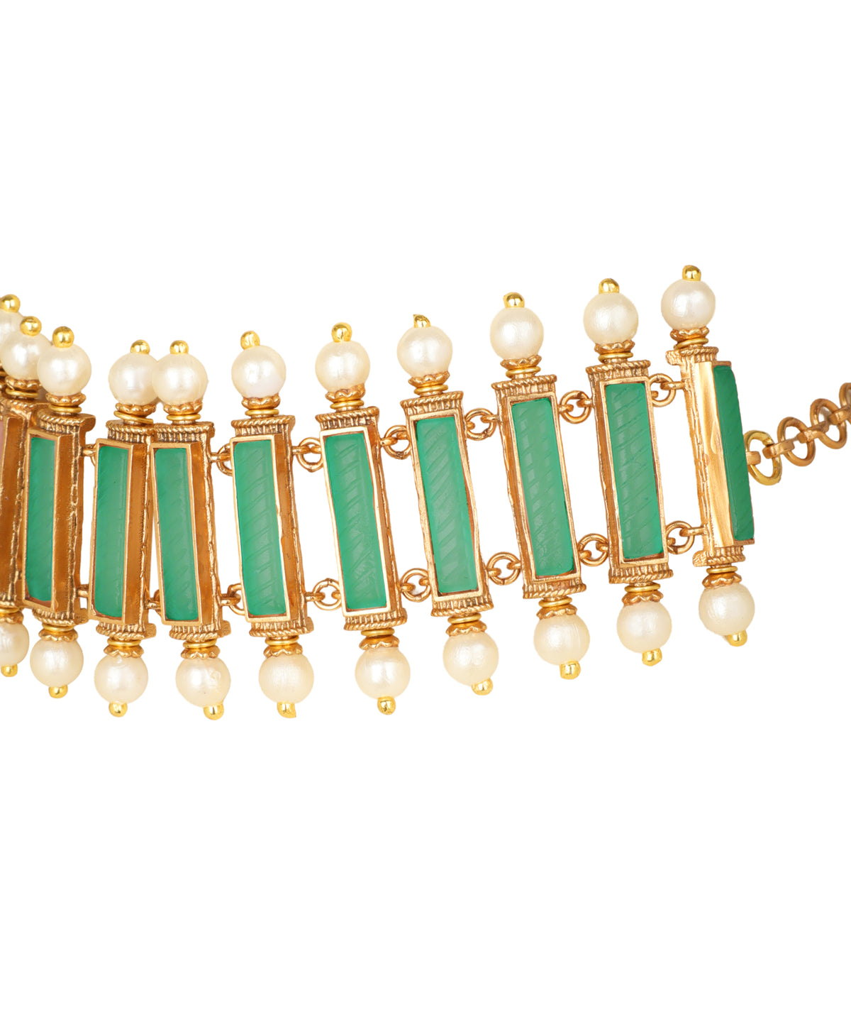 Navratna Bar Choker Necklace | Stylika