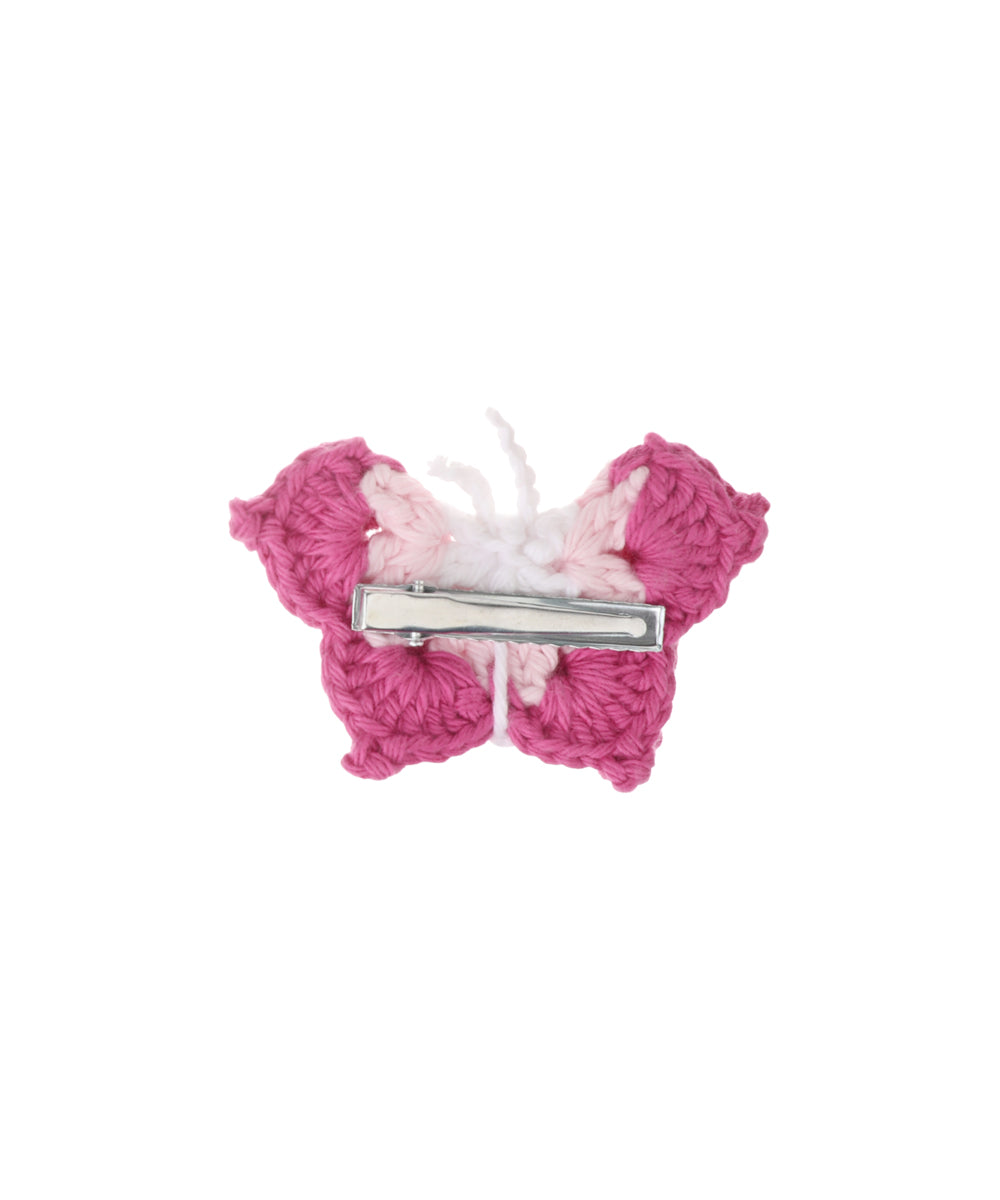 Dual-Tone Butterfly Crochet Hair Clip | Stylika
