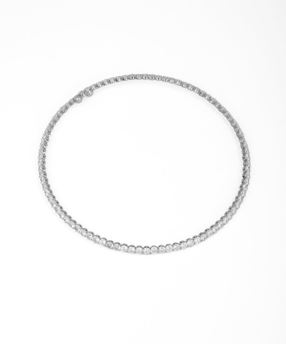 Elegant Continuous Stone Choker Necklace for Everyday Glam | Stylika