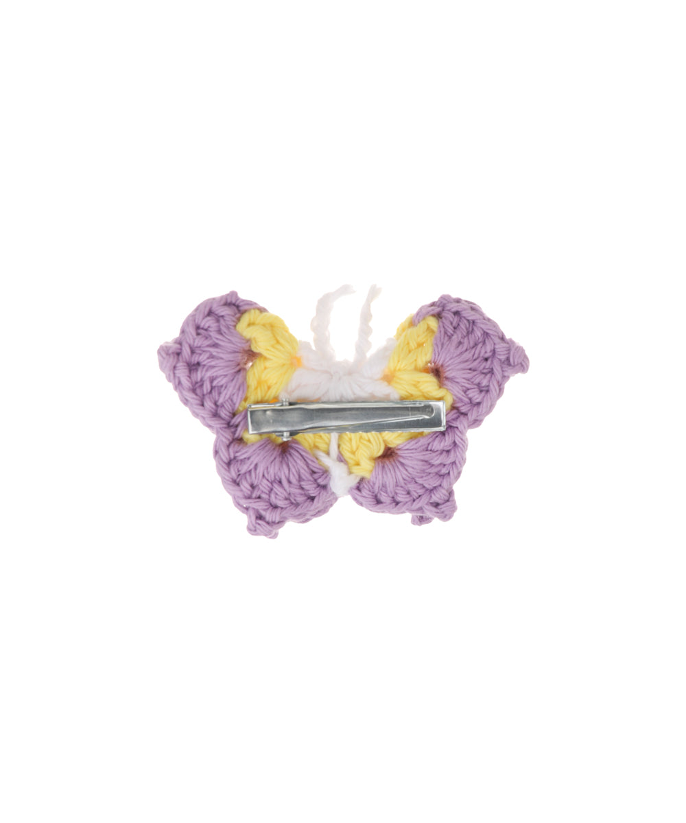 Dual-Tone Butterfly Crochet Hair Clip | Stylika