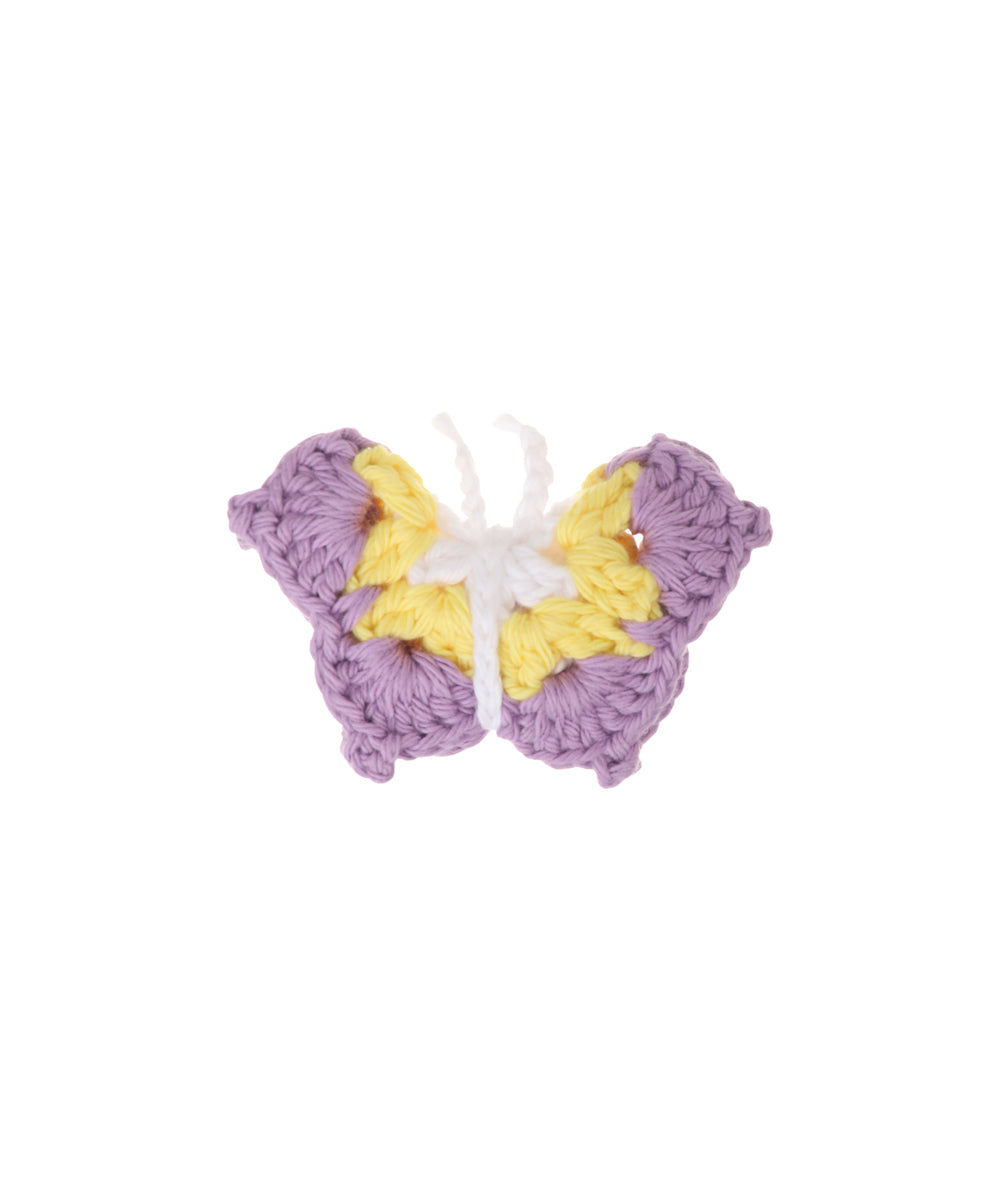 Dual-Tone Butterfly Crochet Hair Clip | Stylika