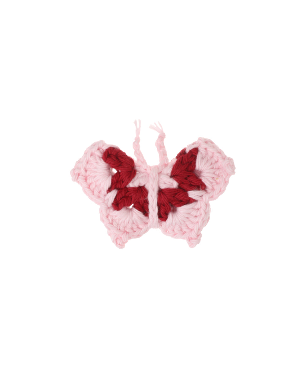 Dual-Tone Butterfly Crochet Hair Clip | Stylika