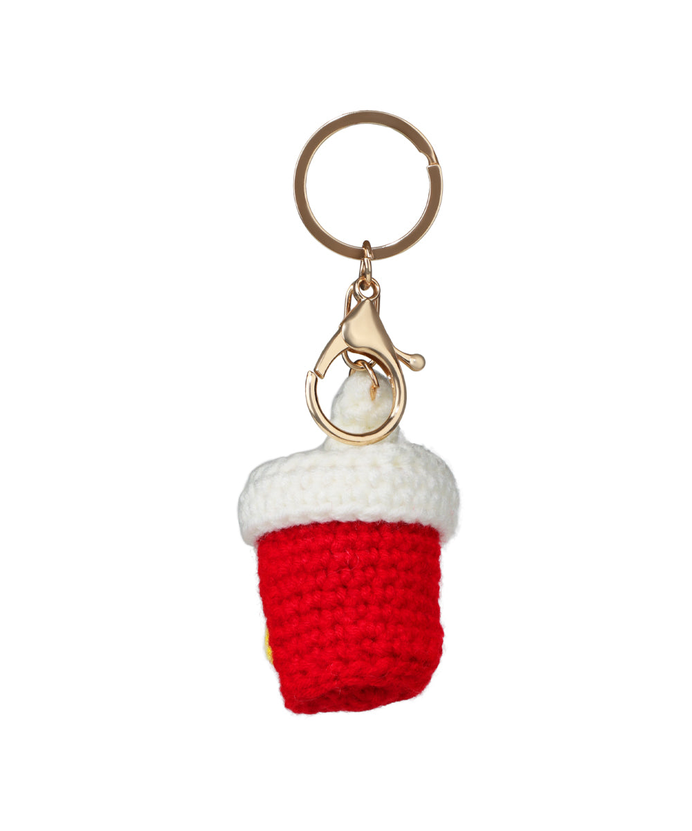 Crochet Fast Food Cup Bag Charm | Stylika