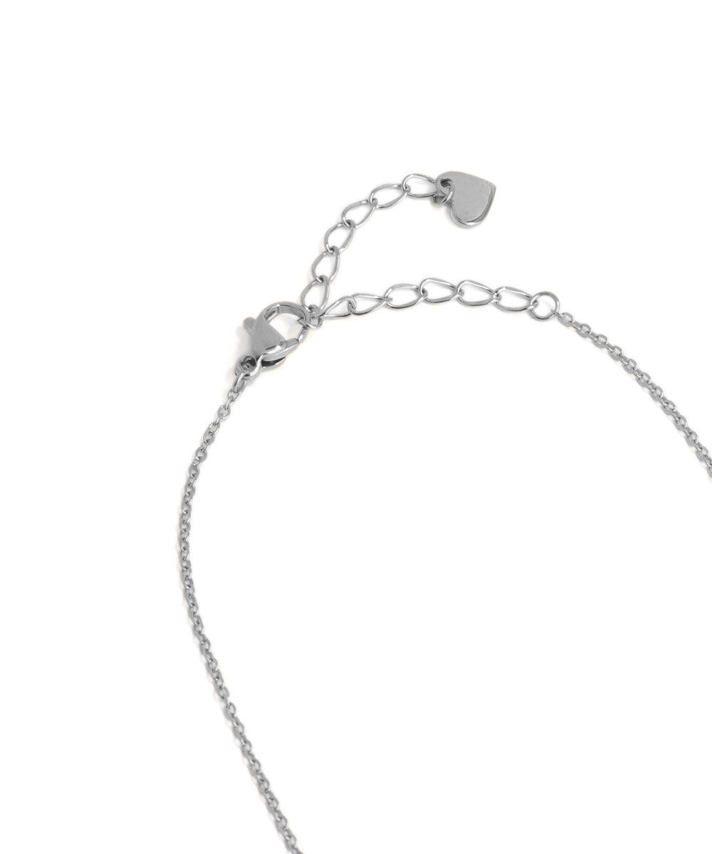 Delicate V-Shape Pendant Necklace with Drop | Stylika