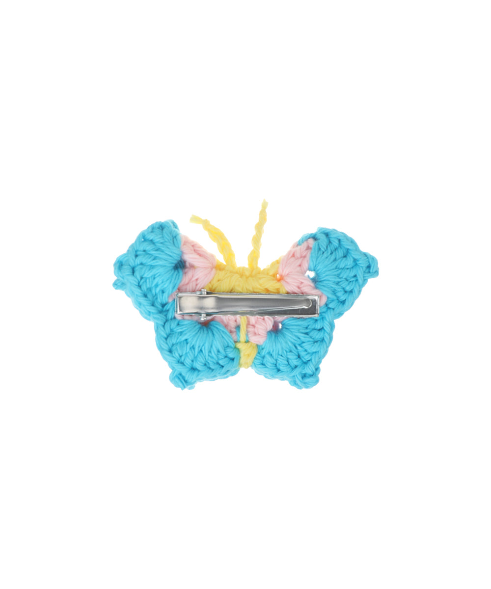 Dual-Tone Butterfly Crochet Hair Clip | Stylika
