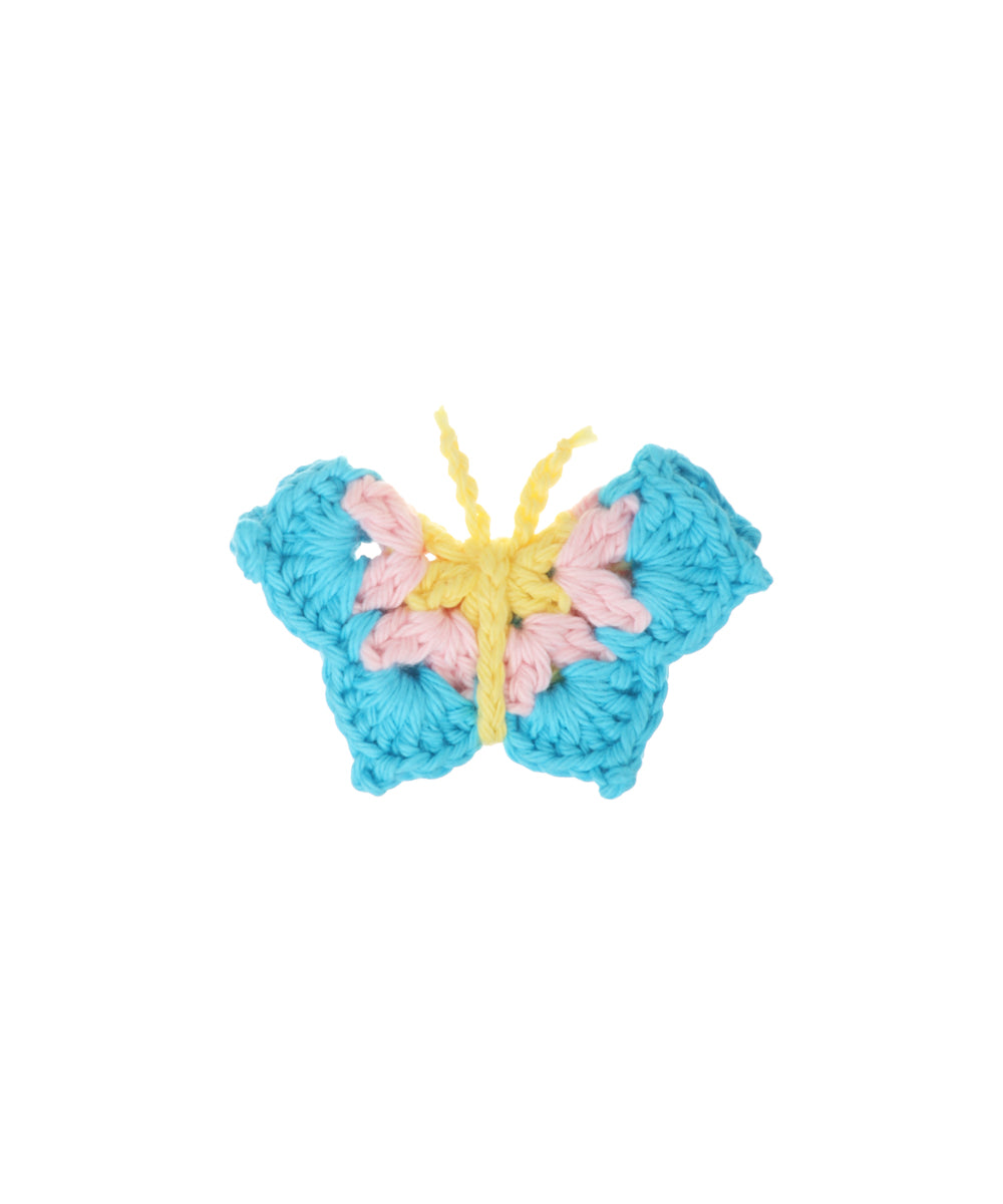 Dual-Tone Butterfly Crochet Hair Clip | Stylika