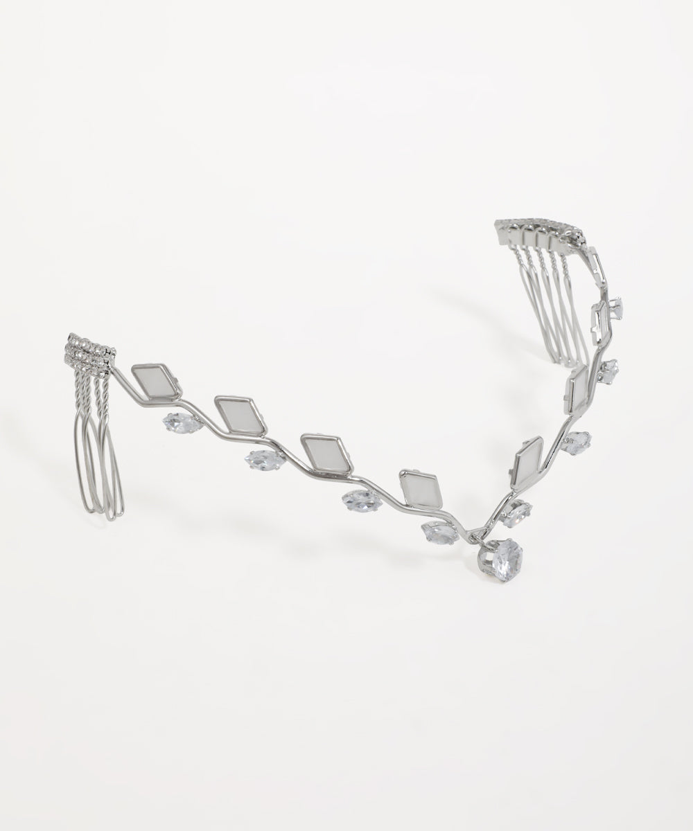 Graceful Vine Motif Tiara | Stylika