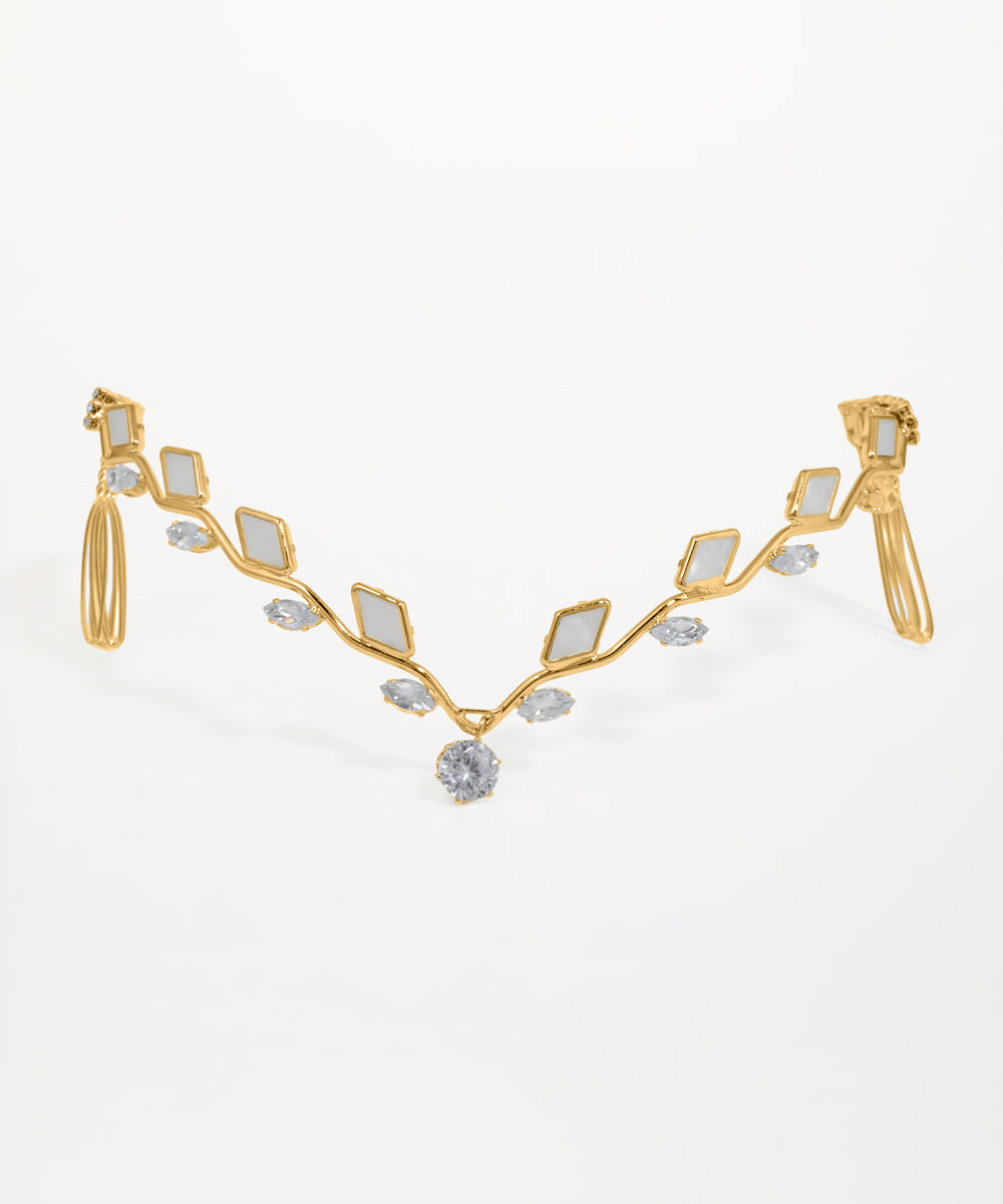 Graceful Vine Motif Tiara | Stylika