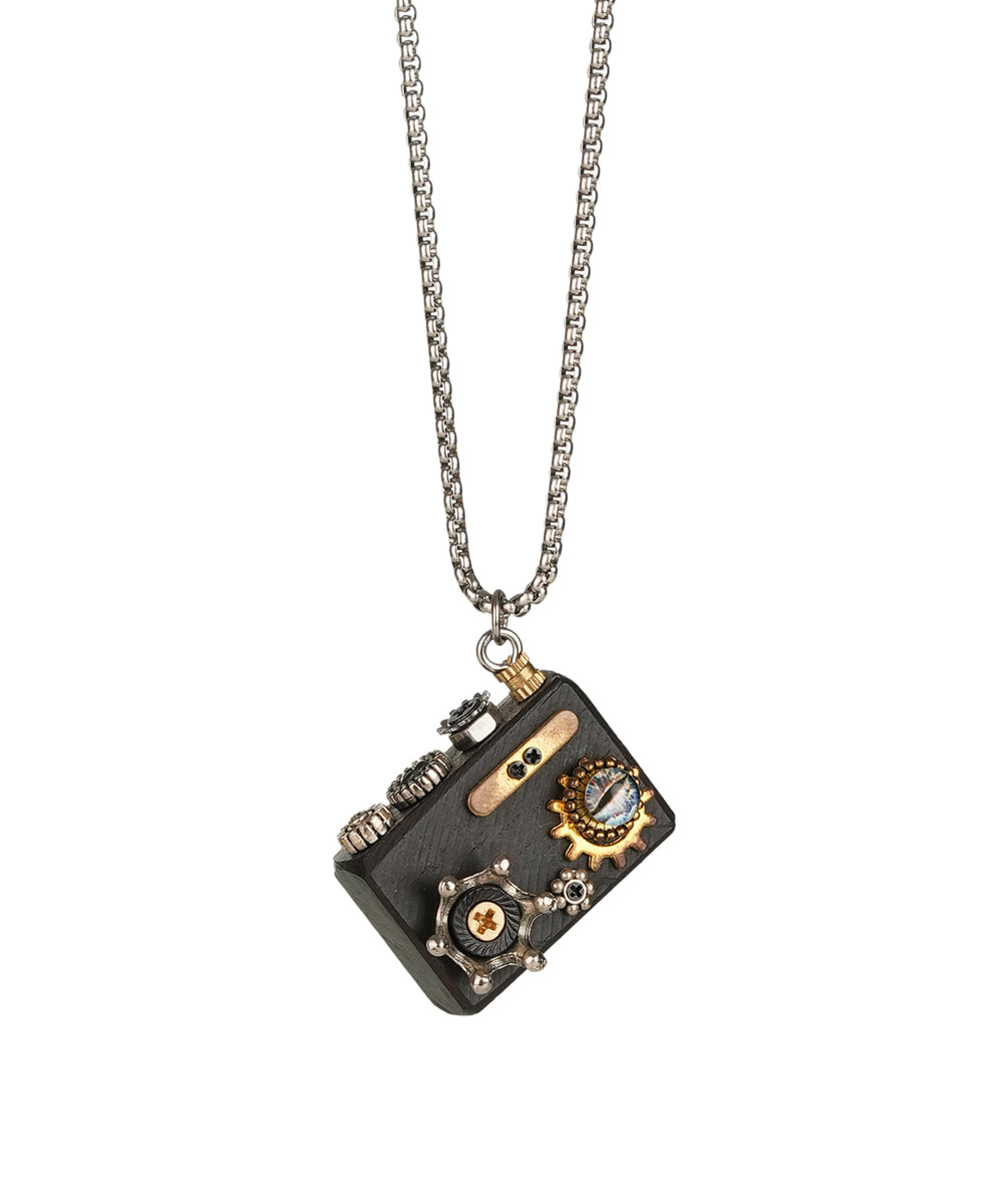 Robot Camera Pendant Necklace | Stylika