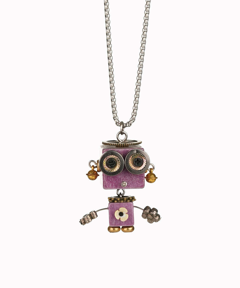 Robot Pixie Pendant Necklace | Stylika