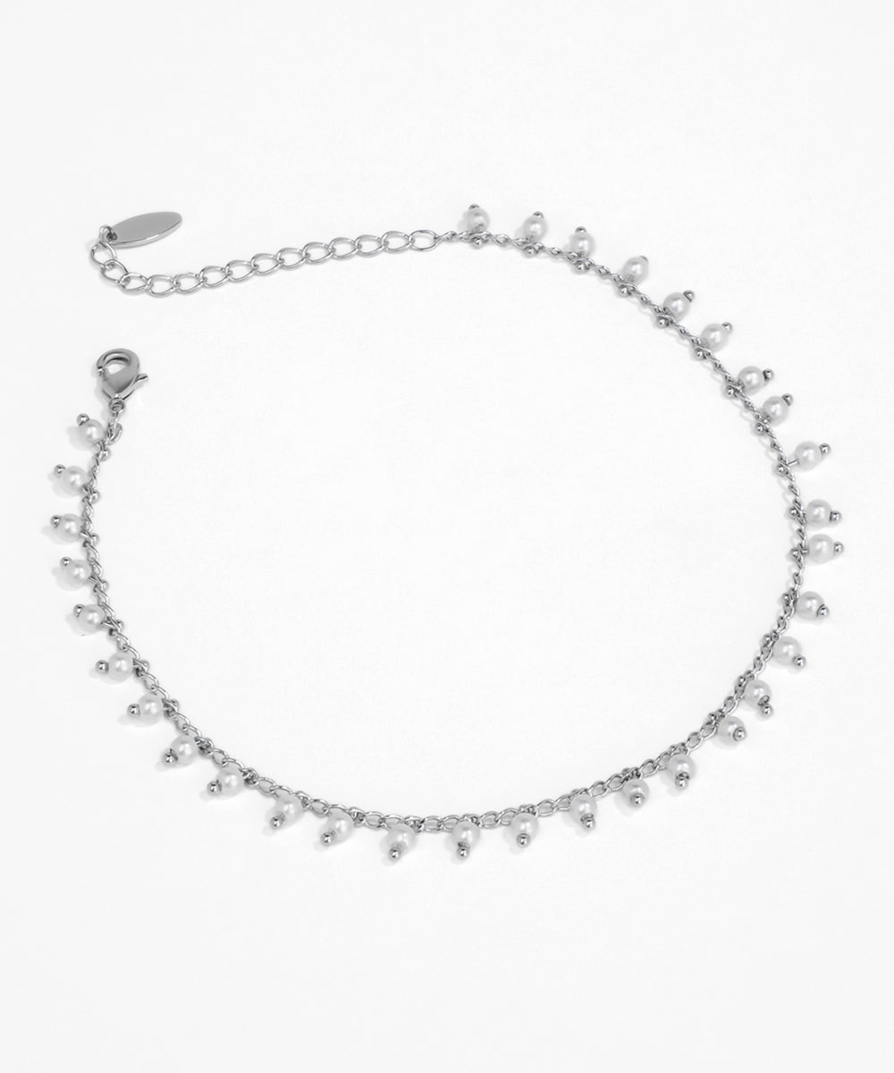 Delicate Dangle Anklet with Petite Charms | Stylika