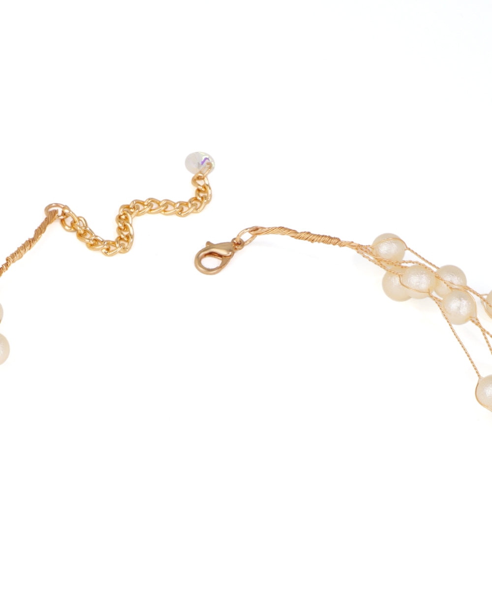 Delicate Multi-Strand Pearl Necklace | Stylika