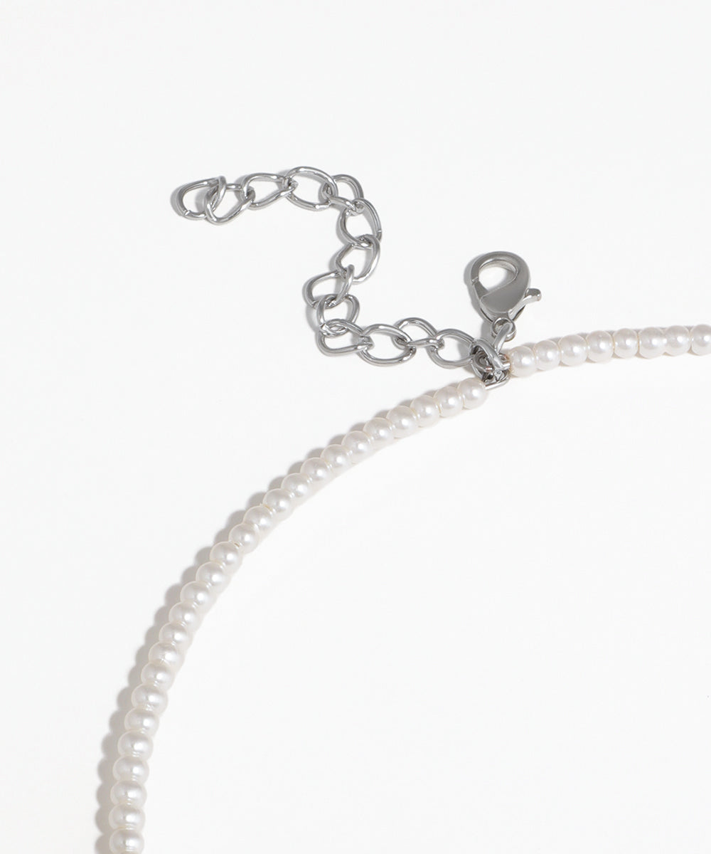 Timeless Beaded Choker Necklace with Extender | Stylika