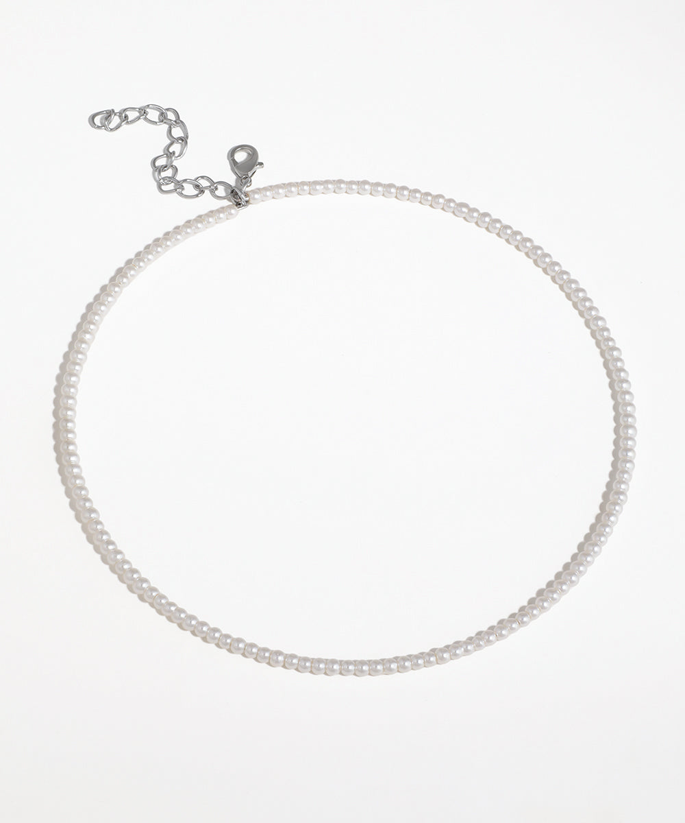Timeless Beaded Choker Necklace with Extender | Stylika