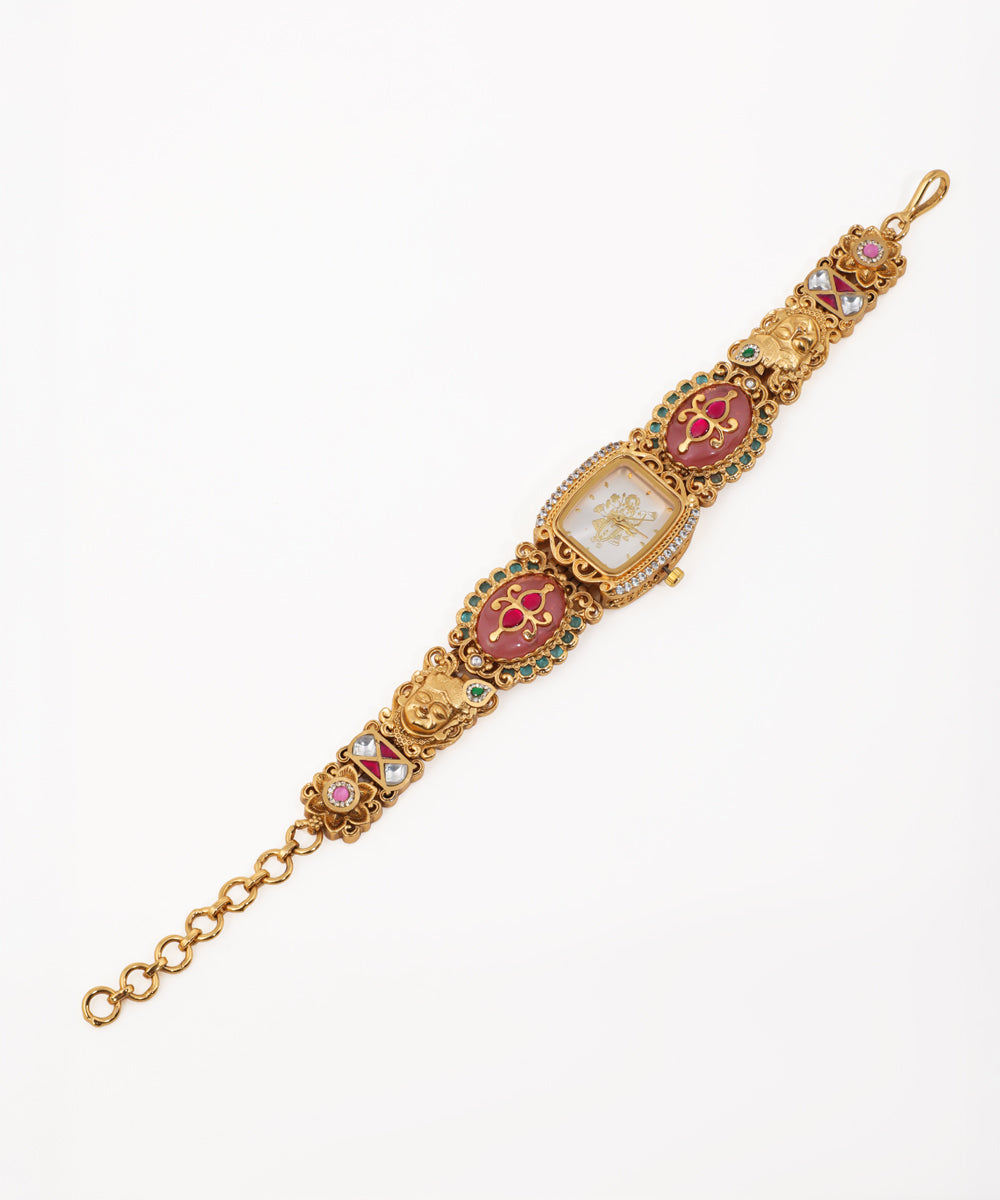 Regal Heritage Bracelet Watch (Pink) | Stylika
